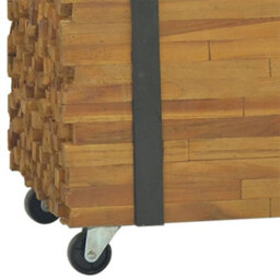 Berkfield Coffee Table 110X45X38 Cm Solid Teak Wood - thumbnail 5