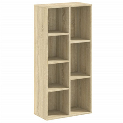 Berkfield Durable Bookcase Sonoma Oak 50X25X105 Cm Engineered Wood - image 1
