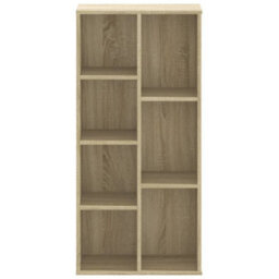 Berkfield Durable Bookcase Sonoma Oak 50X25X105 Cm Engineered Wood - thumbnail 4