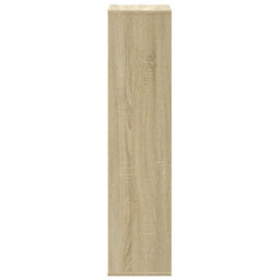 Berkfield Durable Bookcase Sonoma Oak 50X25X105 Cm Engineered Wood - thumbnail 5