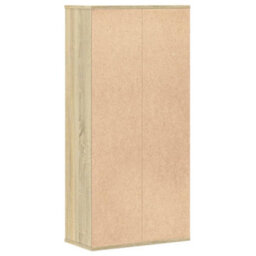 Berkfield Durable Bookcase Sonoma Oak 50X25X105 Cm Engineered Wood - thumbnail 6