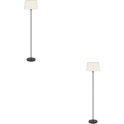 Loops 2 Pack Sleek Modern Black Floor Lamp - Stylish Indoor Lighting For Contemporary Homes - image 1