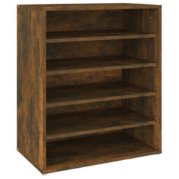 Walplus Shoe Cabinet Smoked Oak 60X35X70 Cm Engineered Wood - thumbnail 2