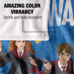 Harry Potter Hogwarts Is My Home Blanket Multicoloured (One Size) - thumbnail 4