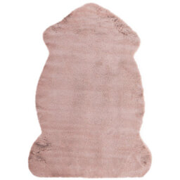 Beliani Faux Fur Rug Undara Pink 60 X 90 Cm - thumbnail 1