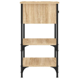 Berkfield Durable Bedside Cabinets 2 Pcs Sonoma Oak 34X36X70 Cm Engineered Wood - thumbnail 8