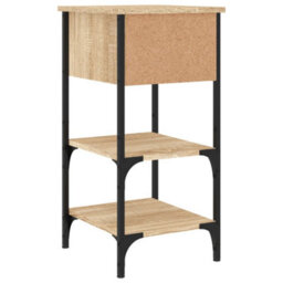 Berkfield Durable Bedside Cabinets 2 Pcs Sonoma Oak 34X36X70 Cm Engineered Wood - thumbnail 9