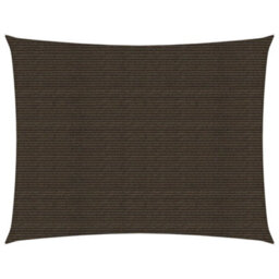 Berkfield Sunshade Sail 160 G/m2 Brown 2X3 M Hdpe - thumbnail 1