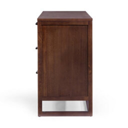 Teamson Home Hatteras Chest Of Drawers 6 Drawer Bedroom Dresser, Walnut - thumbnail 7