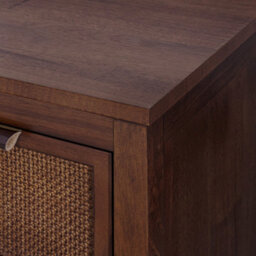 Teamson Home Hatteras Chest Of Drawers 6 Drawer Bedroom Dresser, Walnut - thumbnail 9