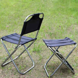 Portable Folding Chair Universal Sitting Fittings Outdoor Fishing Chairs Hiking Camping Barbecue Seat Fitting Garden Furniture - thumbnail 4