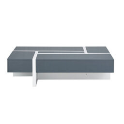Furniture in Fashion Storm High Gloss Storage Coffee Table In Grey And White - thumbnail 5
