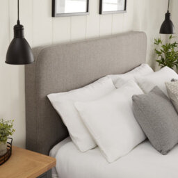 The Furniture Market Soho Curved 4Ft 6In Double Size Storage Ottoman Bed Grey Linen Fabric - thumbnail 5