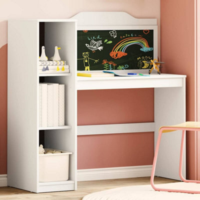 Walplus Chalkboard Desk White 120 X 45 X 118.5 Cm Engineered Wood - image 1