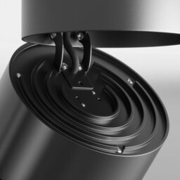 Luminosa Lighting Luminosa Maytoni Yin Dimmable Surface Mounted Downlight Black 4000K - thumbnail 3