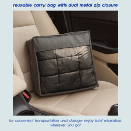 Harbour Housewares Weighted Blanket With Storage Bag - 125 X 150Cm - 4Kg - Black - thumbnail 4