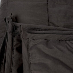 Harbour Housewares Weighted Blanket With Storage Bag - 125 X 150Cm - 4Kg - Black - thumbnail 7