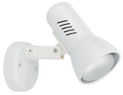 Luminosa Lighting Luminosa Spot Single Adjustable Spotlight White 14X16.5Cm