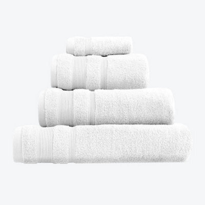 Allure Bath Fashions Luxury Zero Twist Egyptian Cotton Bath Towel - White - image 1