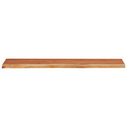Walplus Wall Shelf 100X30X2.5 Cm Rectangular Solid Wood Acacia Live Edge - thumbnail 4
