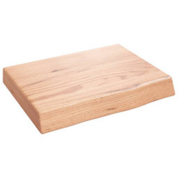 Berkfield Wall Shelf Light Brown 40X30X6 Cm Treated Solid Wood Oak - thumbnail 1