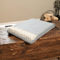 Native Natural Hoop Pattern 100% Wool Blanket - thumbnail 2
