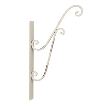 Dibor Country Cream Outdoor Garden Bird Feeder Hanging Wall Bracket - image 1