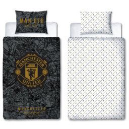 MAN UNITED Manchester United Fc Map Single Duvet Cover - thumbnail 1