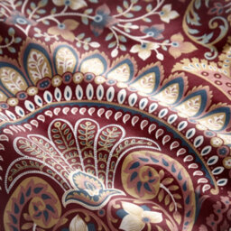 Dreams & Drapes Palais Rich Jacobean Damask Multicoloured Print Duvet Cover Set - thumbnail 2