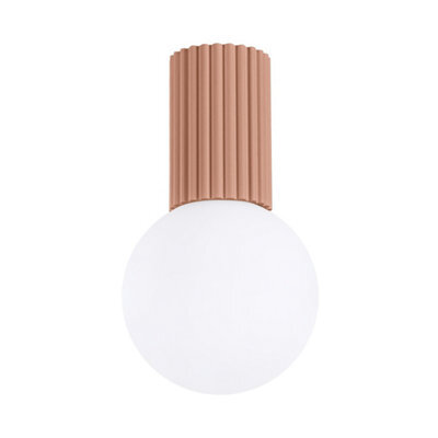 Luminosa Lighting Luminosa Halo Bathroom Ceiling Light Mocha 1X G9Ip44 - image 1