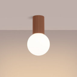 Luminosa Lighting Luminosa Halo Bathroom Ceiling Light Mocha 1X G9Ip44 - thumbnail 2