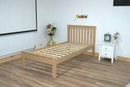 Amani Wiltshire Pine Wooden Bed Frame 3Ft - Uv Waxed - thumbnail 5