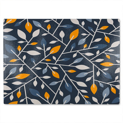 Benjamin Tate Design Geometric Abstract Glass Chopping Boarddesigner Style - image 1