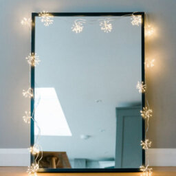 240 Led 16 Starburst Silver Fairy Lights 3M Plug In Indoor And Outdoor Use - thumbnail 4