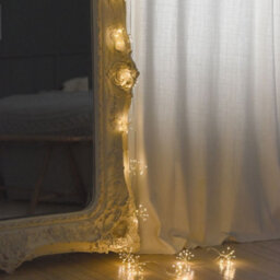 240 Led 16 Starburst Silver Fairy Lights 3M Plug In Indoor And Outdoor Use - thumbnail 1