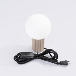 Luminosa Lighting Luminosa Halo Globe Table Lamp Taupe 1X G9 - thumbnail 4