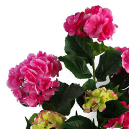 Leaf 90Cm Artificial Hydrangea Plant Pink With 200 Flowers - thumbnail 2