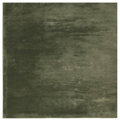 Berkfield Modern Rug Huarte Short Pile Soft And Washable Forest Green 240X240 Cm