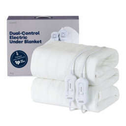 Livivo Dual Controller Electric Under Blanket King Size 165X137Cm W/ 3 Heat Levels Quick Heat Up Overheat Safety & Washable Design - thumbnail 1