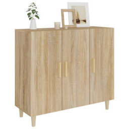 Berkfield Classic Sideboard Sonoma Oak 90X34X80 Cm Engineered Wood - thumbnail 7