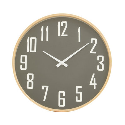 Orsina Functional Black Wall Clock, Sleek And Sturdy Wall Clock For Kitchen, Lightweight Clock For Indoor Outdoor - image 1