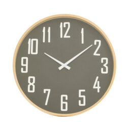 Orsina Functional Black Wall Clock, Sleek And Sturdy Wall Clock For Kitchen, Lightweight Clock For Indoor Outdoor