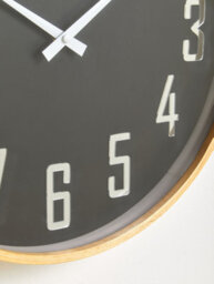 Orsina Functional Black Wall Clock, Sleek And Sturdy Wall Clock For Kitchen, Lightweight Clock For Indoor Outdoor - thumbnail 5