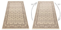 RugsX Wool Carpet Legend 468 12 Gb620 Osta - Ornament, Frame Exclusive Beige Brown 80X160 Cm - thumbnail 3