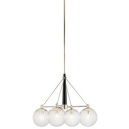 Luminosa Lighting Elstead Kichler Marilyn 4 Light Chandelier Polished Nickel - thumbnail 3