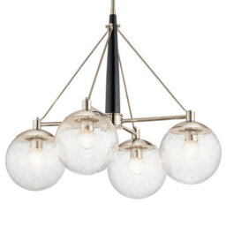 Luminosa Lighting Elstead Kichler Marilyn 4 Light Chandelier Polished Nickel - thumbnail 2