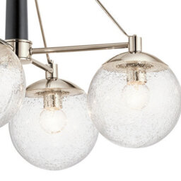 Luminosa Lighting Elstead Kichler Marilyn 4 Light Chandelier Polished Nickel - thumbnail 4