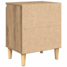 Berkfield Artisan Oak Bedside Table Artisan Oak Mdf 40 X 30 X 50 Cm - thumbnail 8
