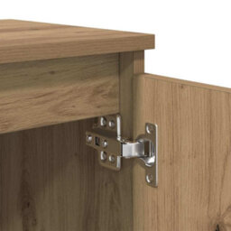 Berkfield Artisan Oak Bedside Table Artisan Oak Mdf 40 X 30 X 50 Cm - thumbnail 9