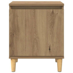 Berkfield Artisan Oak Bedside Table Artisan Oak Mdf 40 X 30 X 50 Cm - thumbnail 6